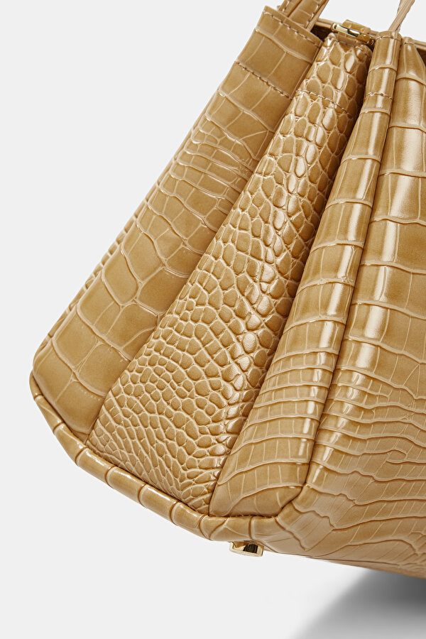 CAMEL LEATHER BAG 7