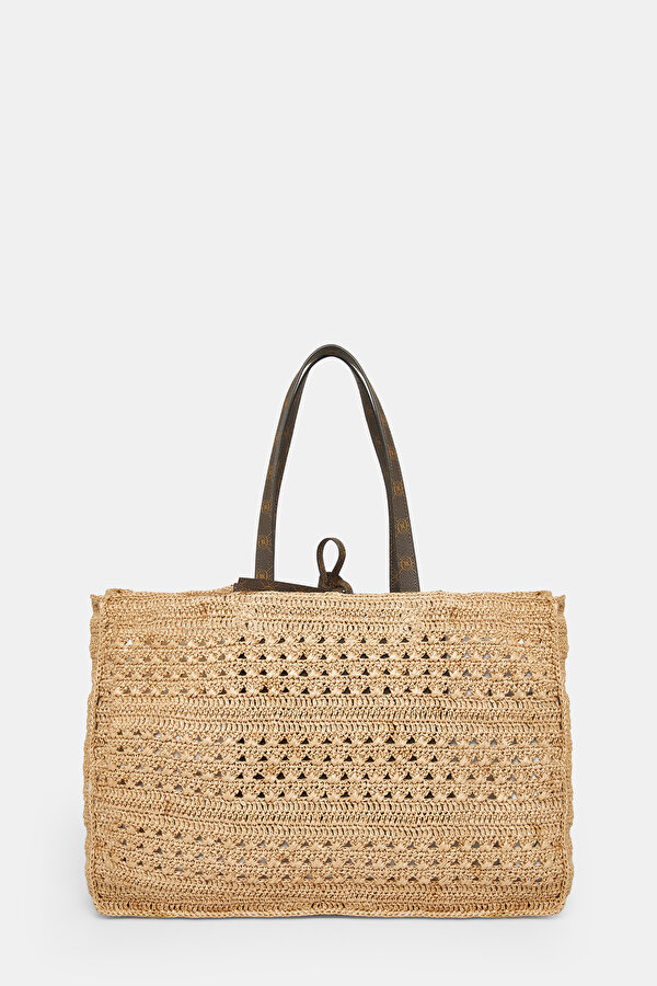BEIGE MONOGRAM BAG