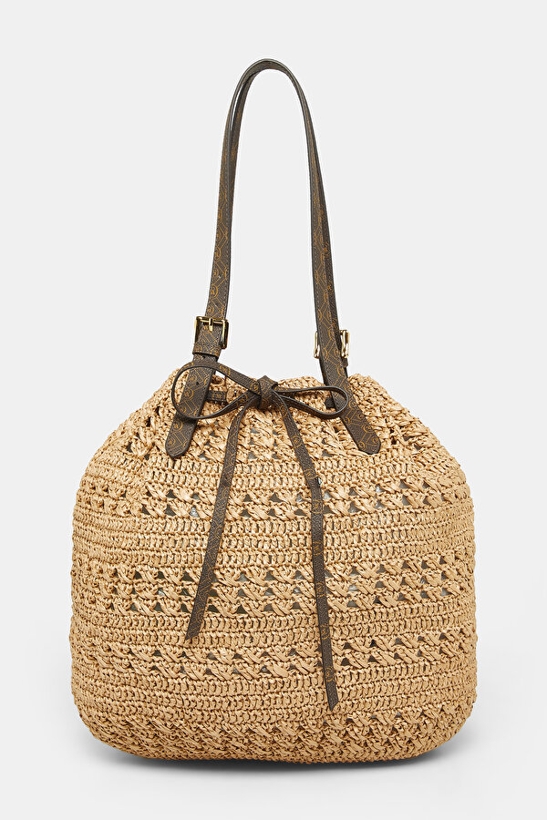BEIGE MONOGRAM BAG