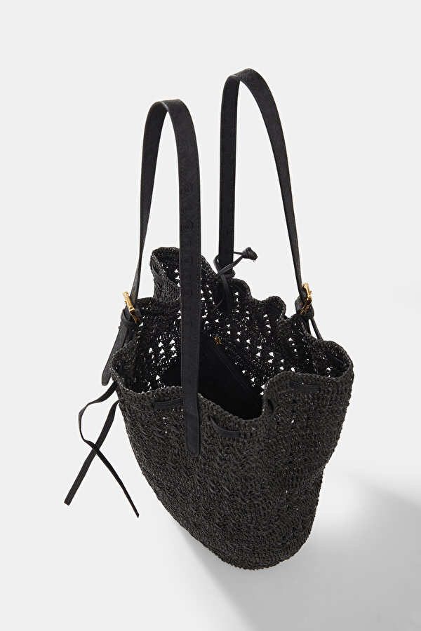 BLACK MONOGRAM BAG 6