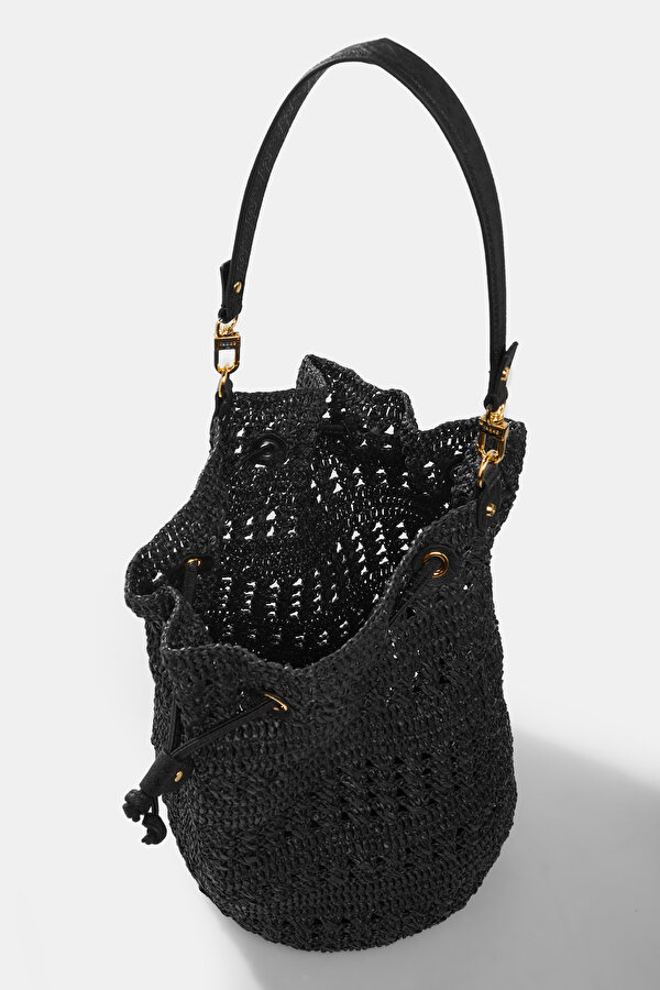 BLACK MONOGRAM BAG 6