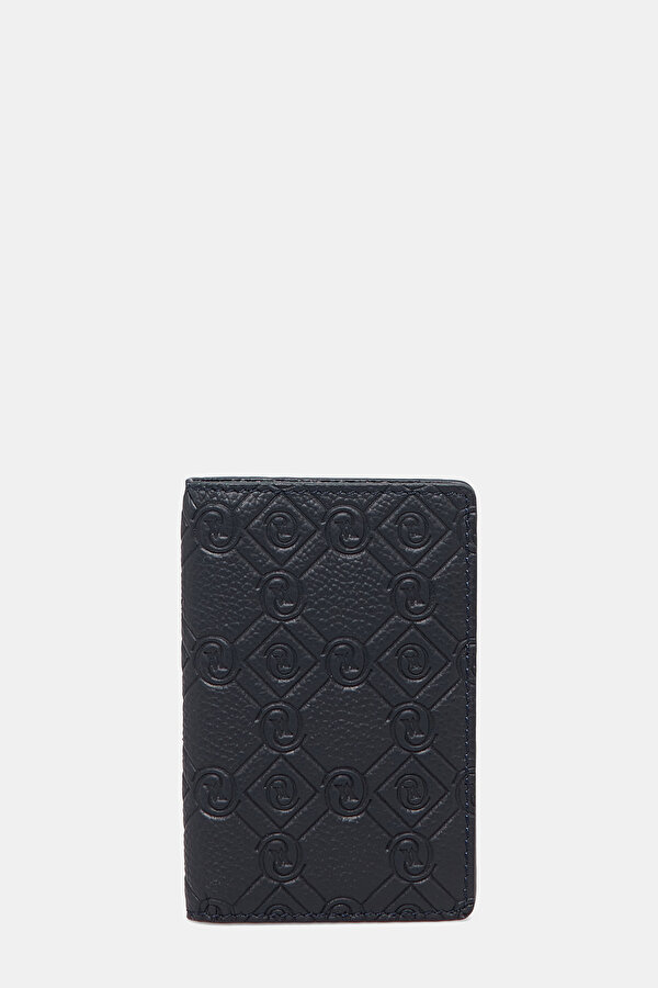 LACİVERT MONOGRAM DERİ CÜZDAN