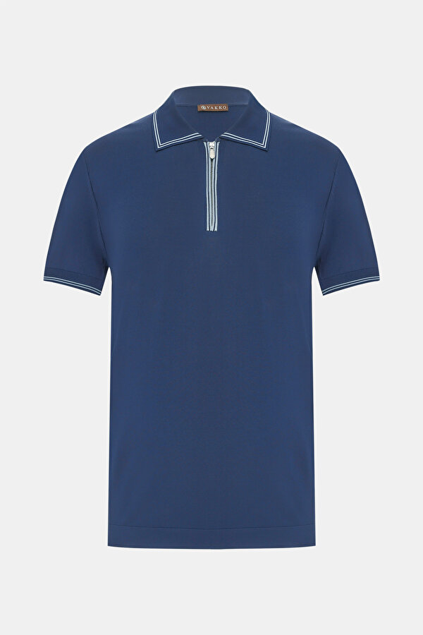 FERMUARLI POLO YAKA KISA KOL TRİKO 6