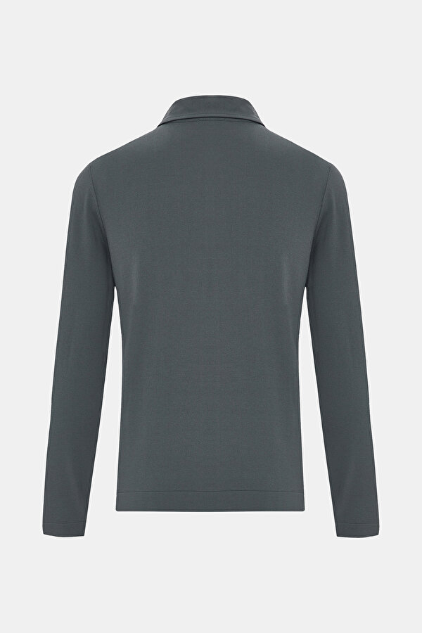 DARK GREY LONG SLEEVE TSHIRT 2
