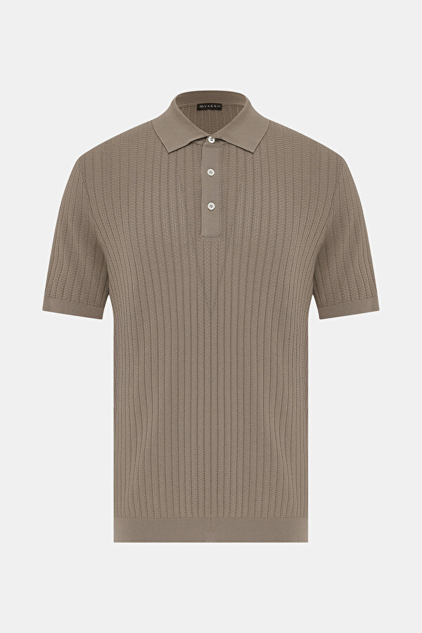POLO NECK SHORT SLEEVE TSHIRT