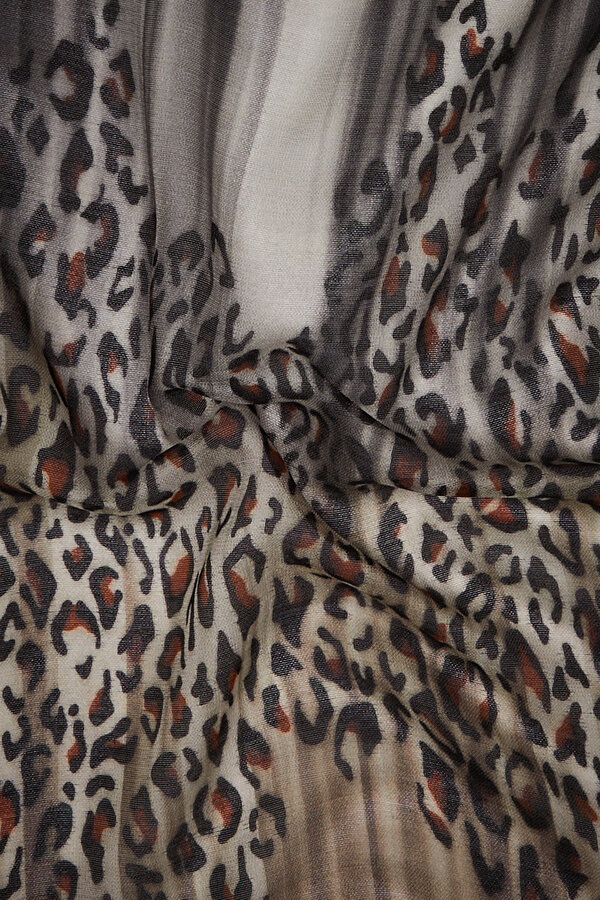 ANİMAL FİGÜRLÜ YÜN İPEK EŞARP 2