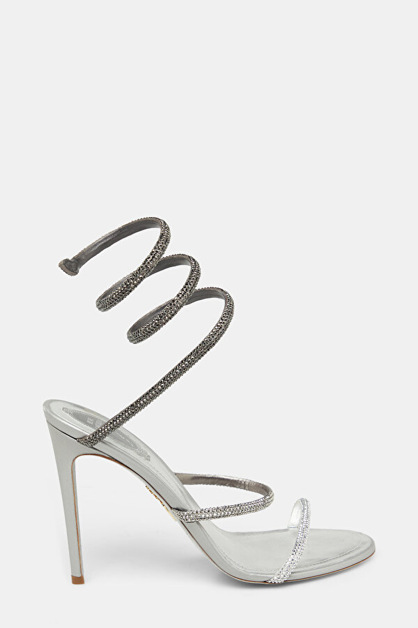 SILVER JEWELLED SHOE