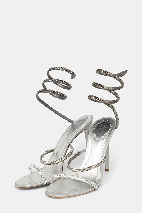SILVER JEWELLED SHOE 2