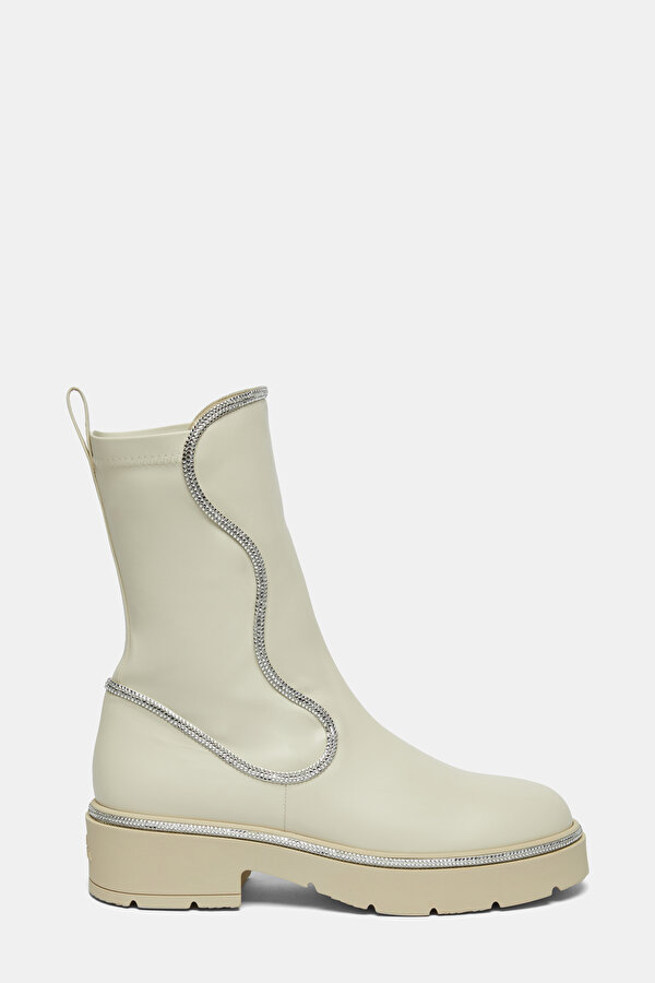 ECRU LEATHER BOOT