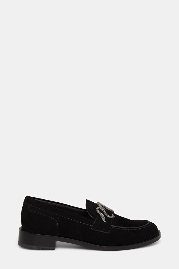 ANTHRACITE LEATHER SHOE