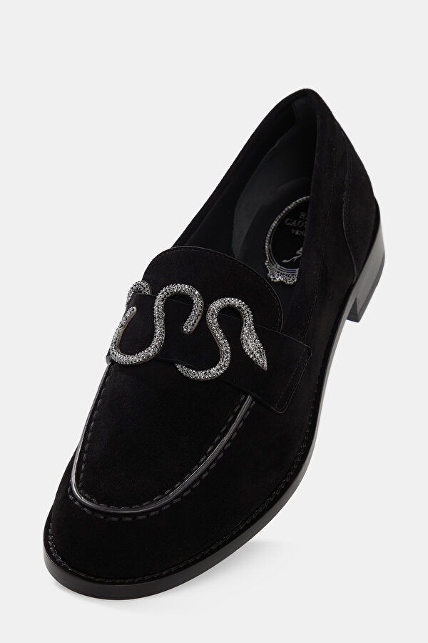 ANTHRACITE LEATHER SHOE 6