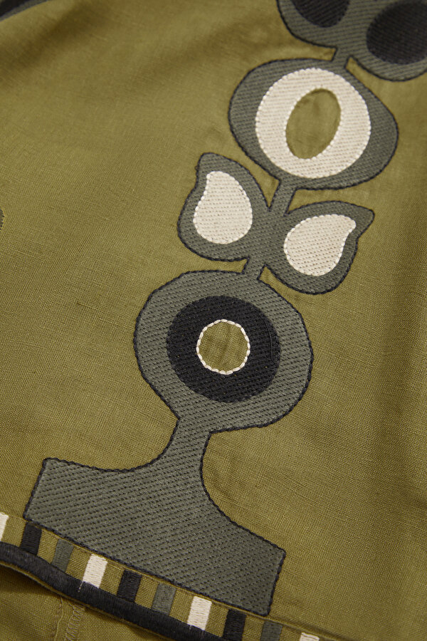 ECRU LINEN KAFTA 11