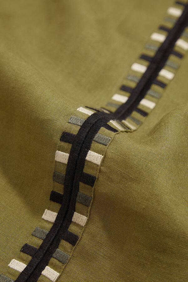 ECRU LINEN KAFTA 12