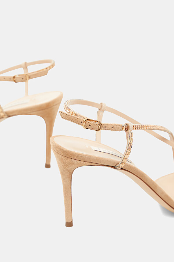 ROSE GOLD JEWELLED SHOE 7