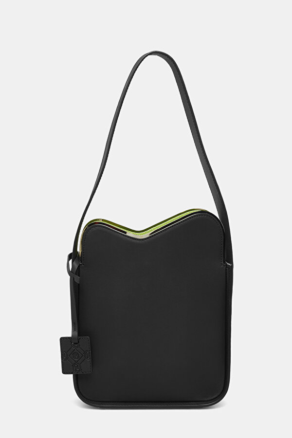 GREEN MONOGRAM LEATHER BAG