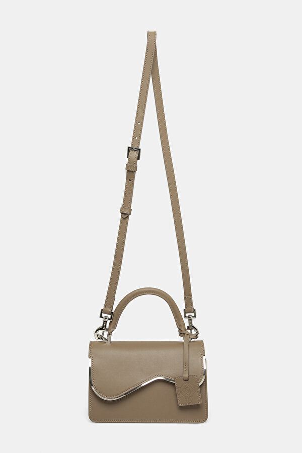 ORANGE MONOGRAM LEATHER BAG 2