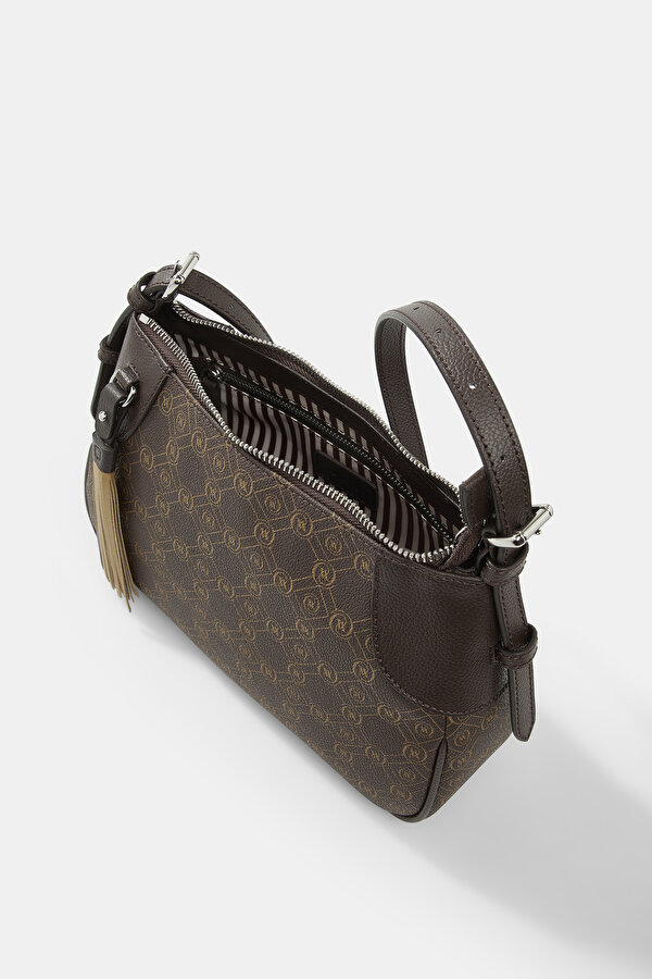BEIGE MONOGRAM BAG 6