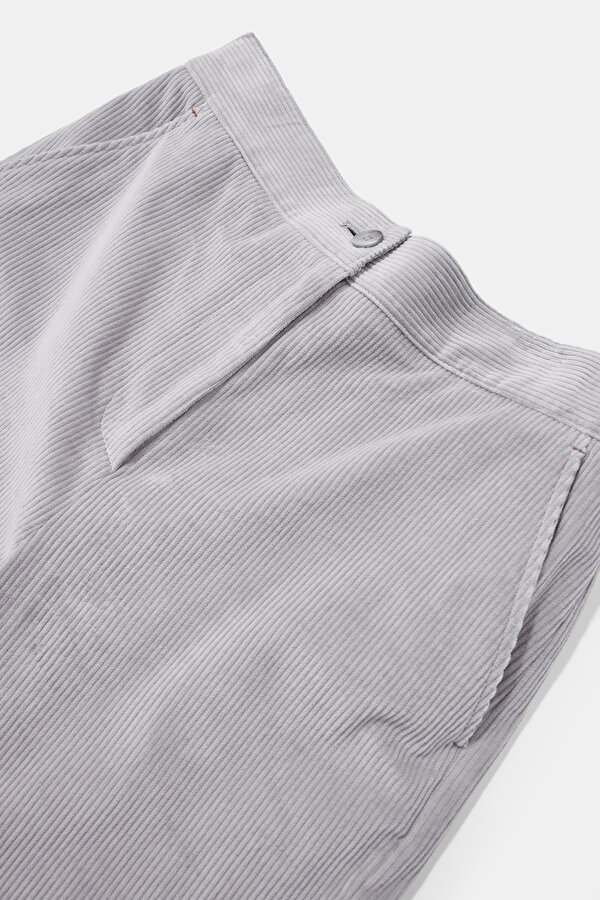 GREY STRAIGHT CUT TROUSERS 7