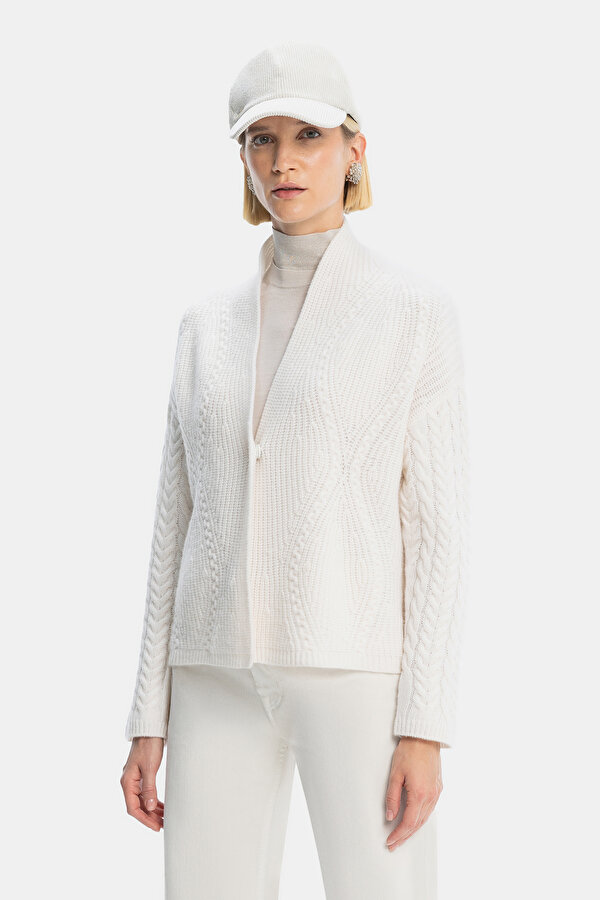 ECRU JACQUARD TRICOT