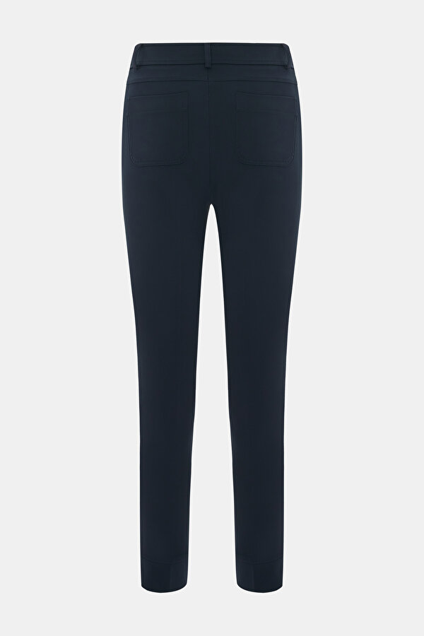 NAVY BLUE SKINNY LEG TROUSERS 2