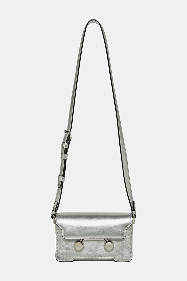 SILVER WICKER BAG 2