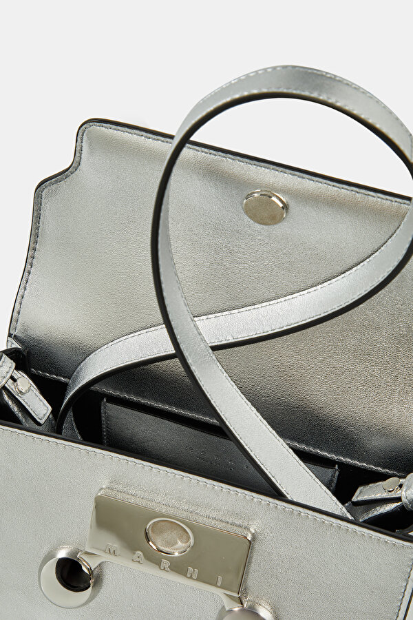 SILVER WICKER BAG 7
