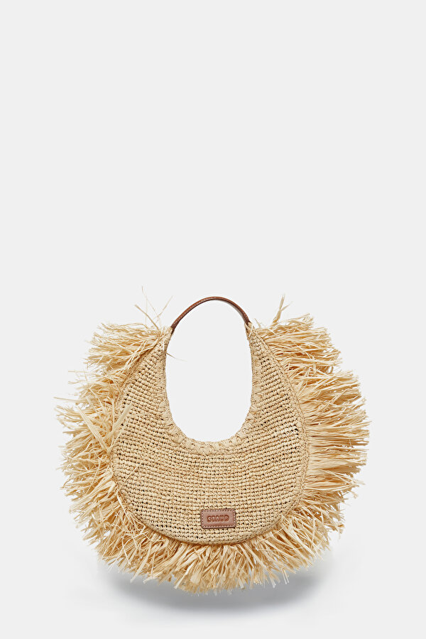 CREAM DESIGN FILLED BAG