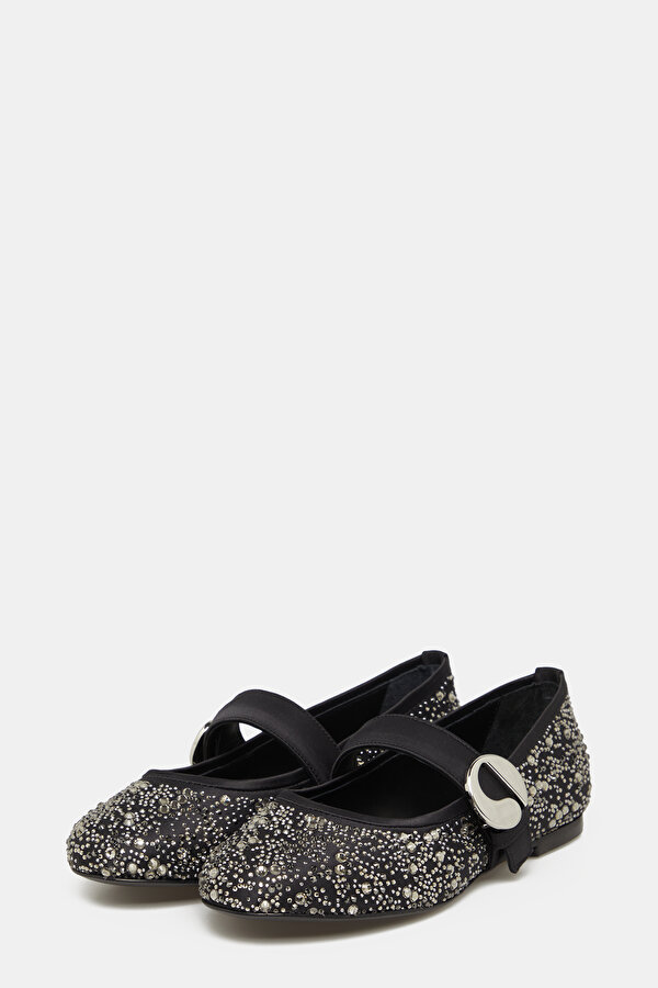 SILVER FLAT SHOES 2