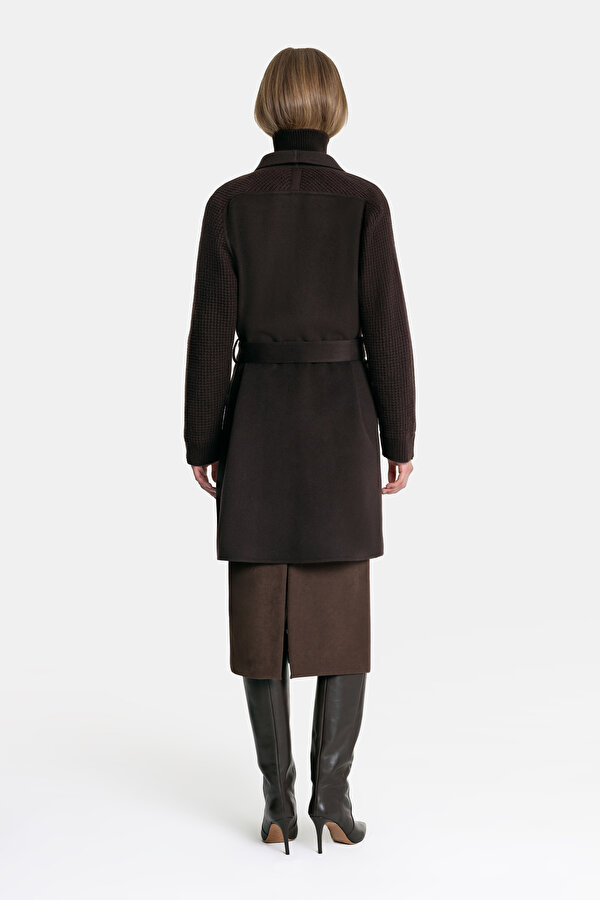BROWN REEFER JACKET 6