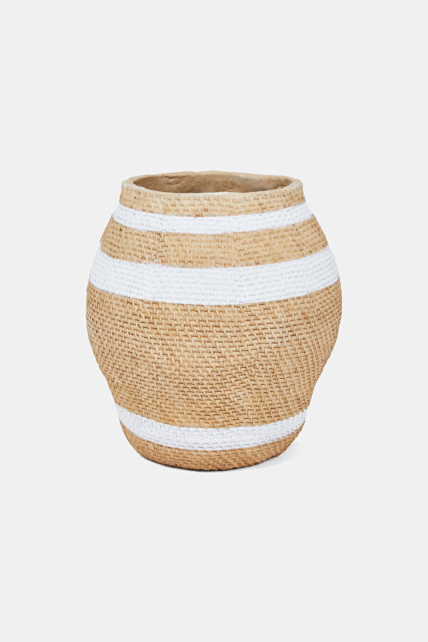 RATTAN DETAYLI VAZO