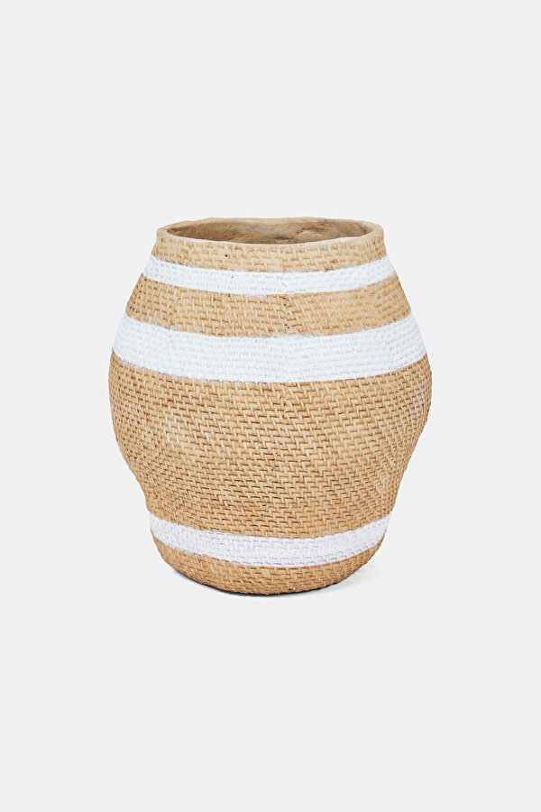 RATTAN DETAYLI VAZO 2