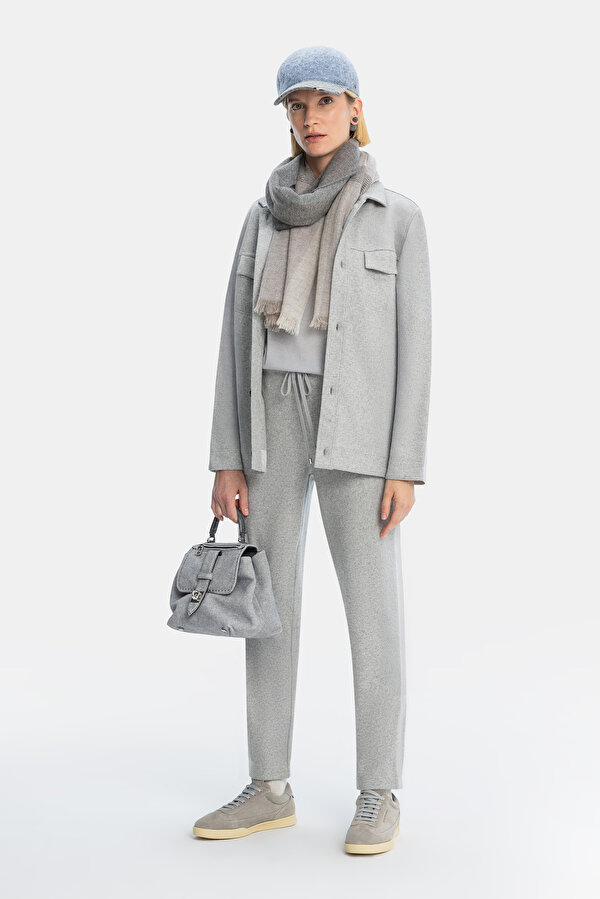 LIGHT GREY LONG SLEEVE SHIRT