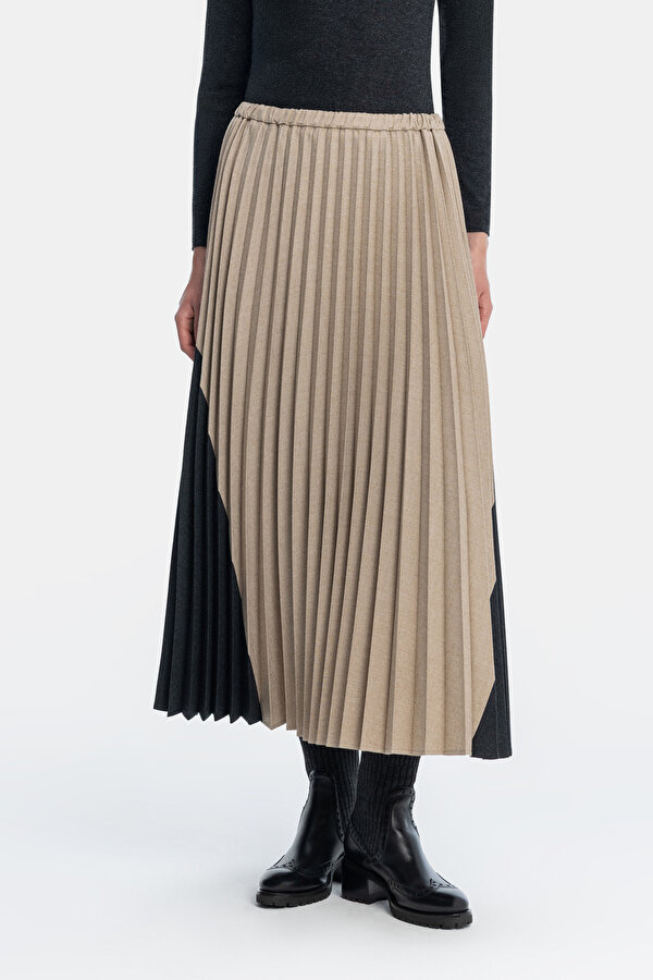 ANTHRACITE MIDI SKIRT 2