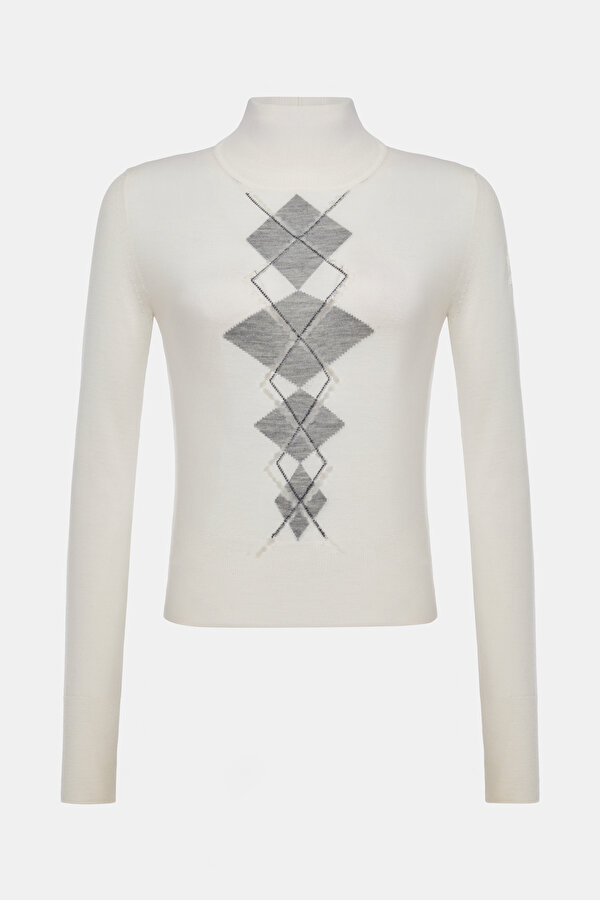 GREY UPRIGHT COLLAR TRICOT 6