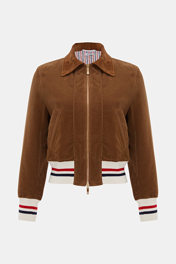 MULTICOLOR ZIP FASTENING JACKET