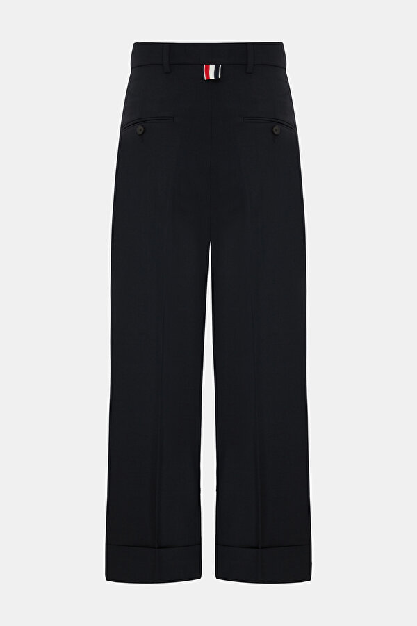 BLACK STRAIGHT CUT TROUSERS 2