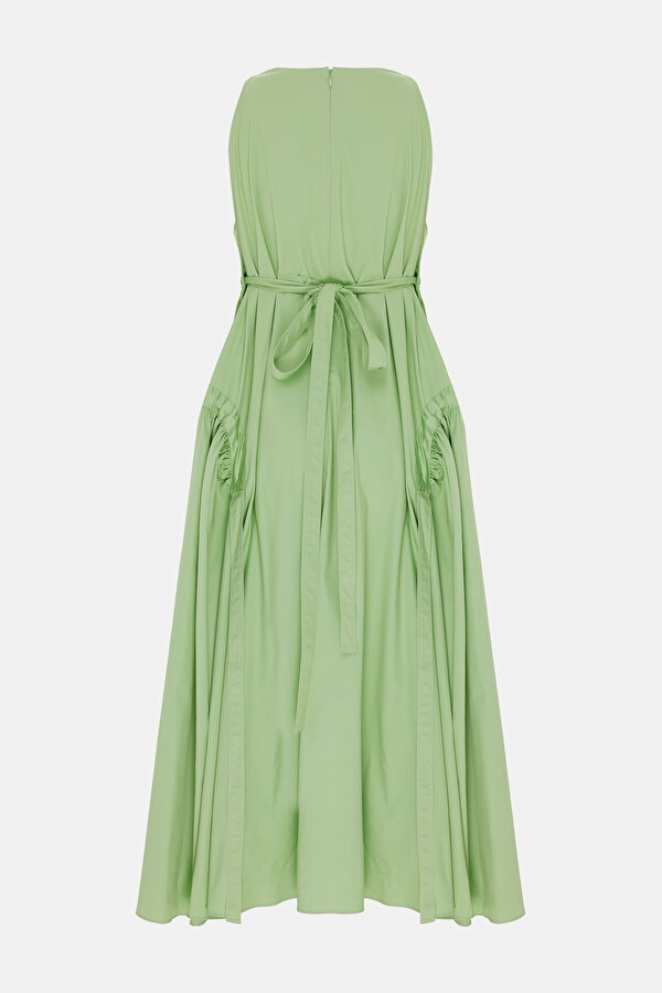 GREEN MIDI DRESS 2