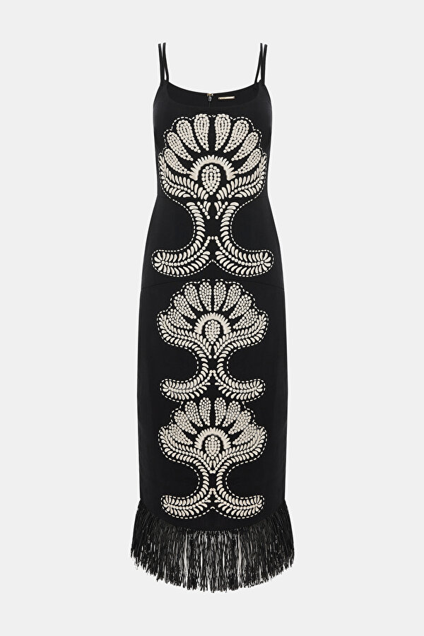 WHİTE MİDİ DRESS