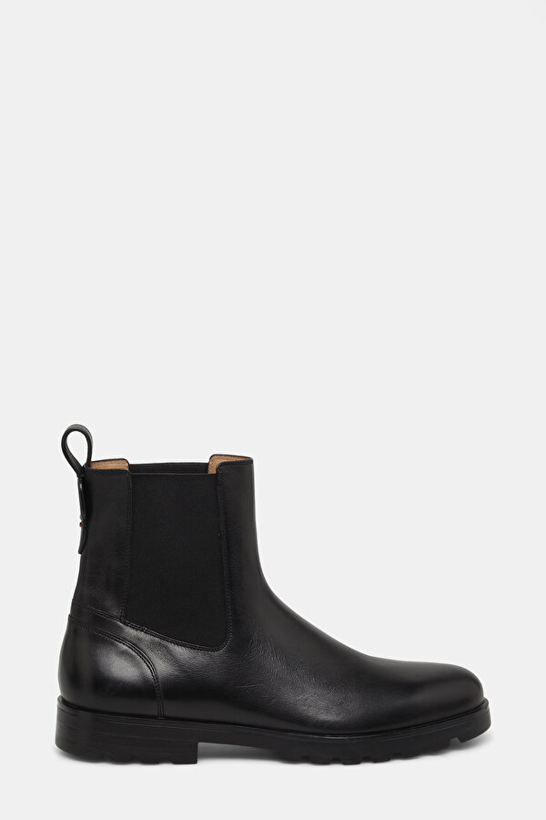BLACK LEATHER BOOT