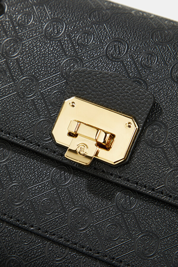 BLACK MONOGRAM BAG 6