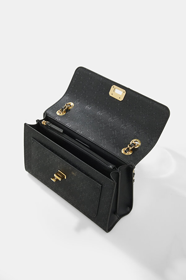 BLACK MONOGRAM BAG 7