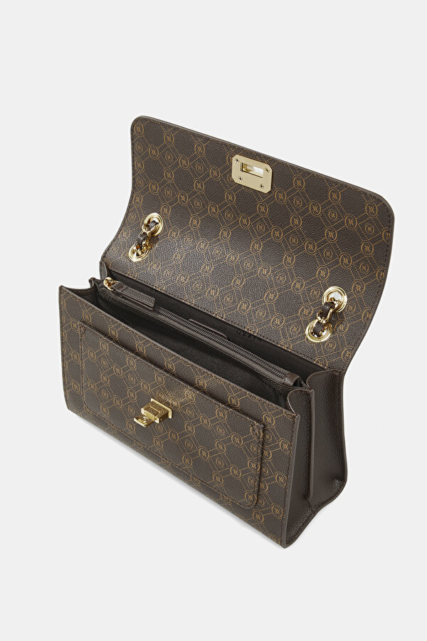 BEIGE MONOGRAM BAG 6