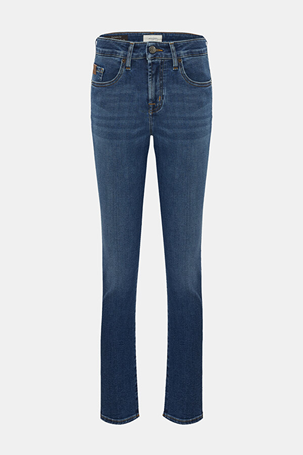MAVİ DAR PAÇA DENIM PANTOLON