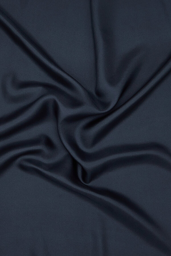 NAVY BLUE TWILL SCARF 2