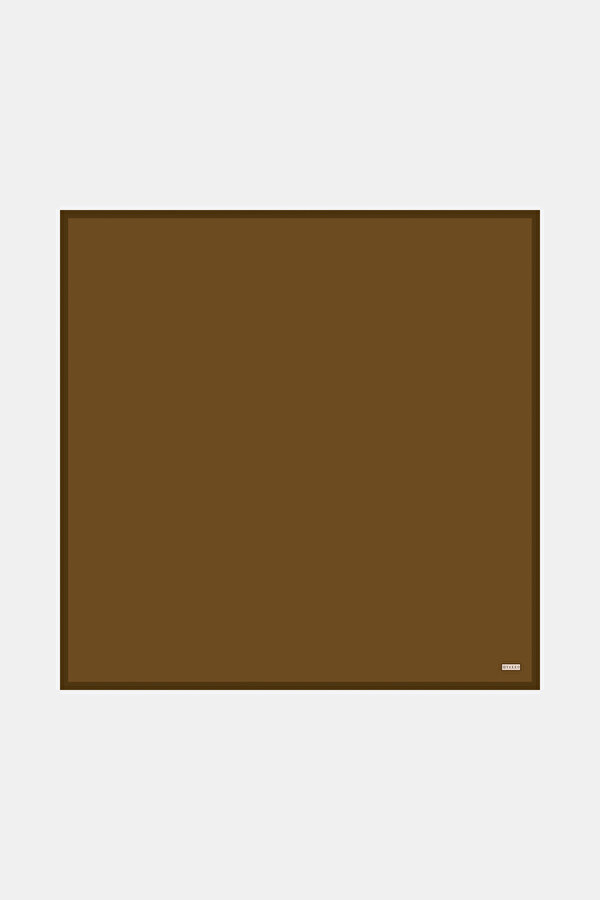 BROWN TWILL SCARF