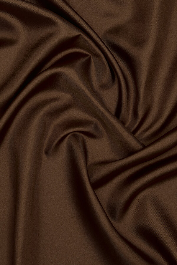 BROWN TWILL SCARF 2