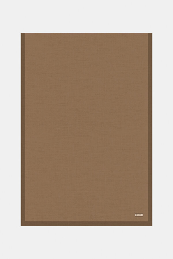 LIGHT BROWN TWILL SHAWL
