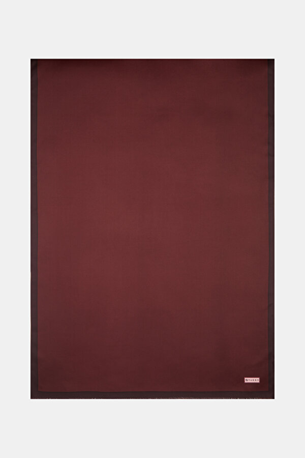 MAROON TWILL SHAWL