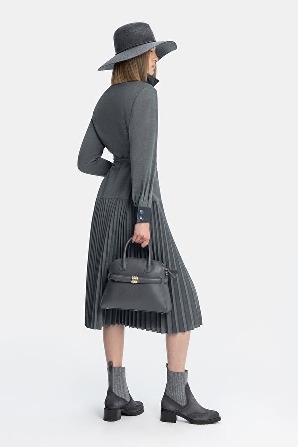 NAVY BLUE LONG SLEEVE DRESS 7