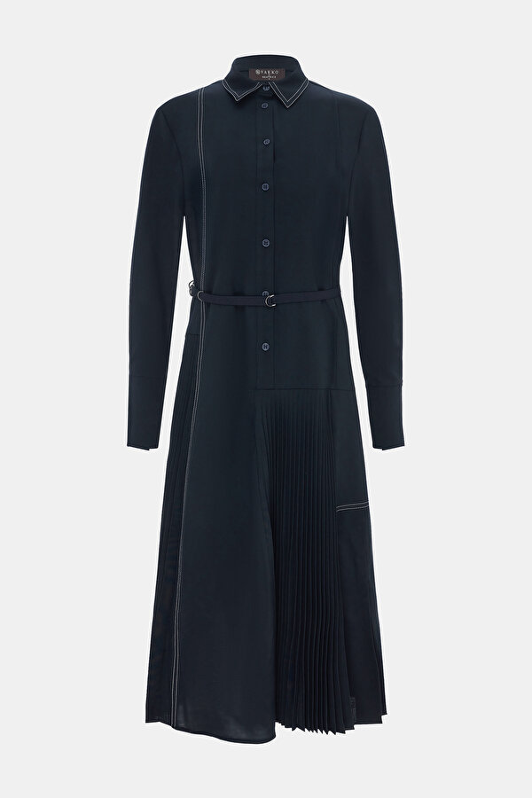 NAVY BLUE LONG SLEEVE DRESS 6